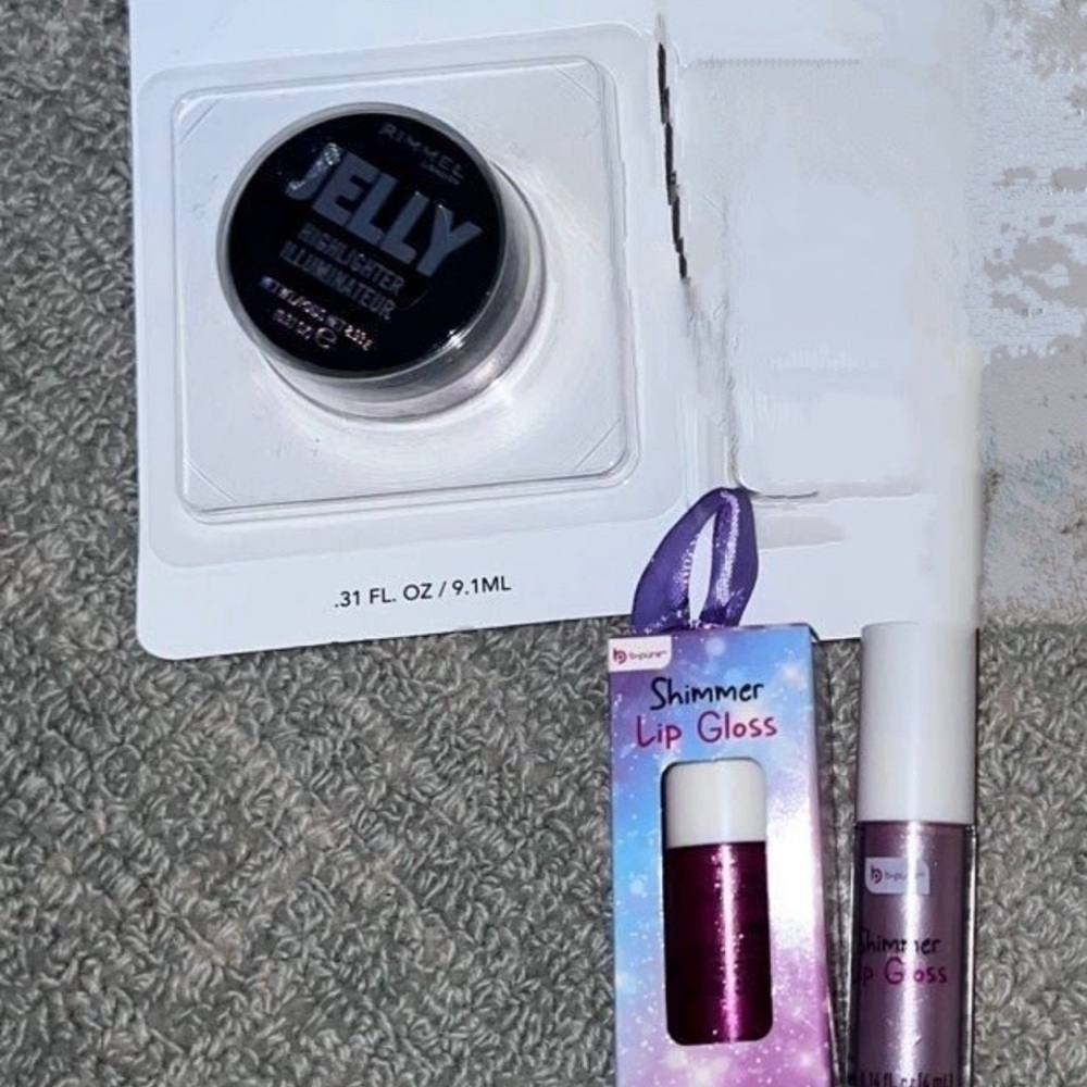 Rimmel jelly gloss & 2 b pure lip glosses bundle!